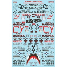 1/48 EA-6B Prowlers Last Party Waterslide Decals