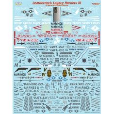 1/48 Legacy Hornets III Decal - USMC F/A-18C/D Markings for Hasegawa kits