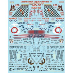 1/48 Legacy Hornets IV Decal - USMC F/A-18C/D Markings