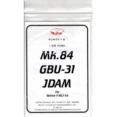 1/32 Mk.84 GBU-31 JDAM Mask for Tamiya F-15E / F-16CJ kits
