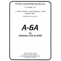 1/48 A-6A Canopy Wheel Mask for Hobby Boss kits