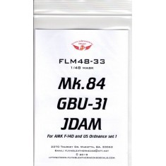 1/48 GBU-31 JDAM Mask for AMK kits