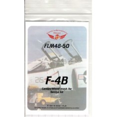 1/48 F-4B Canopy/Wheel Mask for Tamiya kits