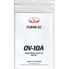 1/48 OV-10A/D Canopy/Wheel Mask for ICM kits