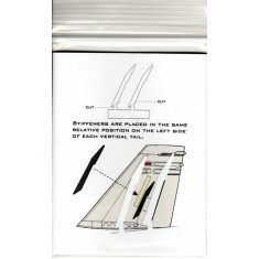1/32 F/A-18A/A+/B Tail Stiffeners (0.010in Styrene)
