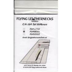 1/48 F/A-18A Vertical Tail Stiffeners Tail Plates for Kinetic/Hasegawa kits