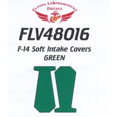 1/48 F-14 Intake Covers - Green