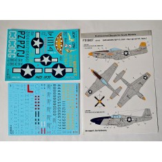 1/32 P-51 Mustang Nose Art Decal Part #1 with Stencils 32-012 for Academy