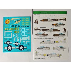 1/32 Lockheed P-38 Lightning Pin-Up Nose Art Decal Part I 