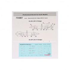 1/48 Soviet Aircraft Missile Kh-29L/T (AS-14 Kedge) APU-58-1 Stencils Decals