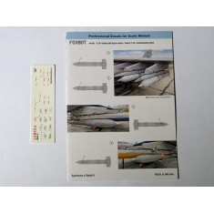 1/48 Ukrainian AF S-24 (9-A-357 Buran) Rockets Stencils with Death Wishes Decal