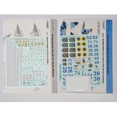 1/48 Ukrainian Su-27/UB with Flora Camouflage and Stencils Decal for Academy