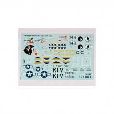 1/72 Lockheed P-38 Lightning Pin-Up Nose Art, Part I (Stencils not included) Decals