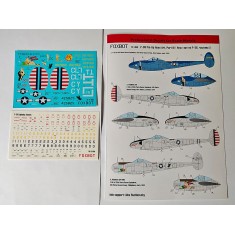 1/72 Lockheed P-38 Lightning Pin-Up Nose Art Decal Part III