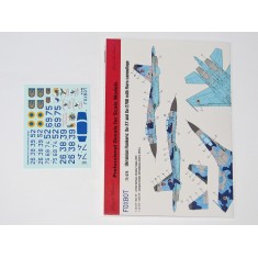 1/72 Ukrainian Su-27/UB with Flora Camouflage Decal for Airfix/Hasegawa/ICM