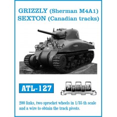 1/35 Grizzly (Sherman M4A1), Sexton (Canadian tracks) 200 links