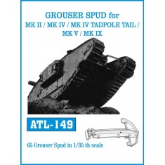 1/35 Grouser Spud for MK.II / Mk.IV/MK.IV Tadpole Tail / MK.V / MK.IX (65pcs)
