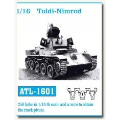 Metal Tracks for 1/16 Hungarian Tanks Toldi Nimrod (250 links)