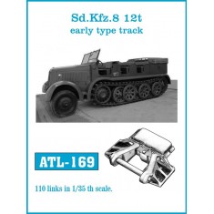 1/35 SdKfz.8 12ton Early Type Metal Tracks (110 links)