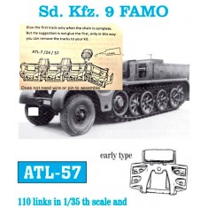 Metal Tracks for 1/35 German SdKfz.9 Famo (Early Type) (110 links)