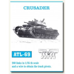 Metal Tracks for 1/35 British Crusader Tank (260 links)