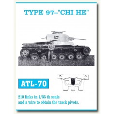 Metal Tracks for 1/35 Japanese Type 97 "Chi-Ha" Tank (210 links)