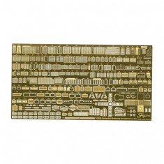 1/3000 (Gup No6) Gunkanjima (Hashima Island) Photo-Etched Parts