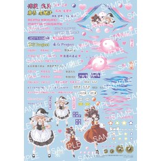 1/24-1/32 Touhou Project Reimu Hakurei/Marisa Kirisame Character Decals Vol.2