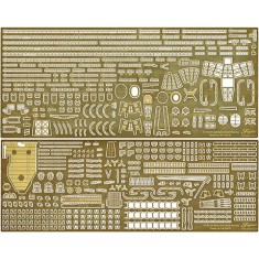 1/700 Fune Next IJN Battleship Haruna 1944 Sho Ichigo Operation PE Detail Set