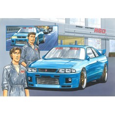 1/24 Wangan Series - Nissan Skyline GT-R (R33) RGO [WM-4]