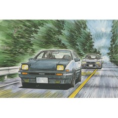 1/24 Initial D - Treno AE86 Carbon Bonnet Takumi Fujiwara [ISD-019]