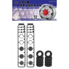 1/32 10t 22.5inch Steel Wheels & Tyres Set