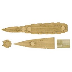 1/700 IJN Battleship Hiei Wooden Deck Sticker with Ship Name Plate