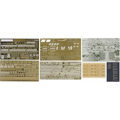 1/350 IJN Aircraft Carrier Zuikaku PE Detail Set with Metal Gun Barrels