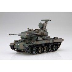 1/72 JGSDF Type 87 Self-Propelled Anti-Aircraft Gun with Figure (2 Vehicles)