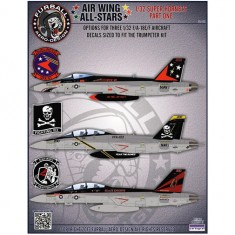 Decals for 1/32 Air Wing All Stars: Super Hornets Part 1 F/A-18E/F