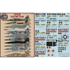 Decals for 1/32 TOPGUN Tigers Northrop F-5E