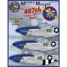 1/32 P-51 B/D Decal - Meyer's Maulers Part I