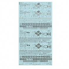Decals for 1/48 F-16 Fighting Falcon Stencils Late