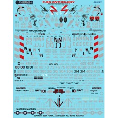 1/48 F-35C Anthology Decal - Joint Strike Fighters Part VI for Tamiya kits
