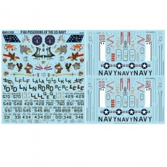 1/72 US Navy P-8 Poseidons Stencil & Data Decal for BPK Models