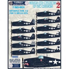 Decals for 1/48 Colours & Markings of  F6F-5 HELLCATS PART2