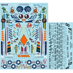 1/48 A-7 Corsairs II Colours and Markings Decal Part 1