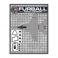 1/48 F/A-18F Canopy, Wheel Hubs, Gun Muzzle & IFF Box Vinyl Masking Set for Hasegawa Kit