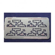 1/48 Grumman F-14 Tomcat Tail Reinforcement Plates for Tamiya kits