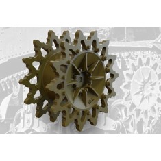1/35 US Light Tank M3/M3A1/M3A3/M5 Drive Sprockets (14-teeth, Early)
