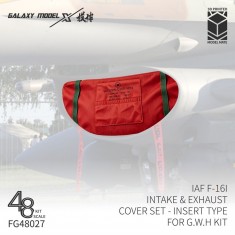 1/48 IAF F-16I Intake & Exhaust Cover Set - Insert Type for G.W.H Kit (3D Printed)