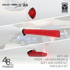 1/48 IAF F-16I Pitot / Air Data Probe & Soft AOA Cover Set for G.W.H Kit (3D Printed)
