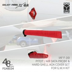 1/48 IAF F-16I Pitot / Air Data Probe & Hard-shell AOA Cover for G.W.H Kit (3D Printed)