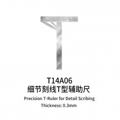 Precision T-ruler for Detail Scribing